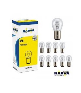 LAMPADINE ALOGENE NARVA BAZ15d, 21/4W, 12V