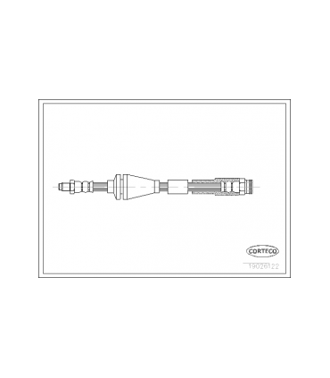 TUBO FRENO ANTERIORE FIAT PUNTO-LANCIA DELTA    CORTECO (511923)