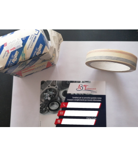 181283120 NASTRO ADESIVO ESTERNO NERO/GIALLO FIAT UNO CS 88'-90'