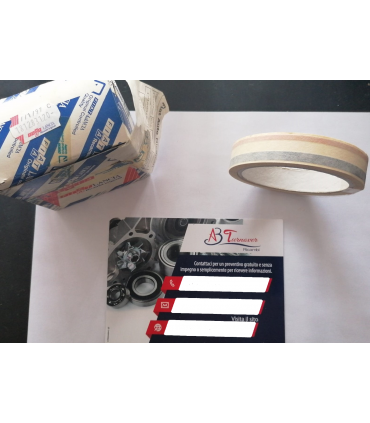 181283120 NASTRO ADESIVO ESTERNO NERO/GIALLO FIAT UNO CS 88'-90'