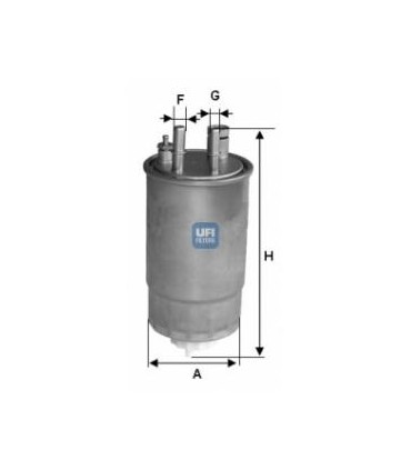 FILTROGASOLIO UFI  R24.ONE.00 FIAT GR.PUNTO MJTD