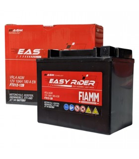 BATTERIA FIAMM 10 AMPERE(10h) AGM PER MOTO FTX12-12B