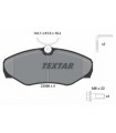 TEXTAR Kit pastiglie freno, Freno a disco  Con contatto segnalazione usura, con bulloni pinza freno Numero articolo: 2309902
