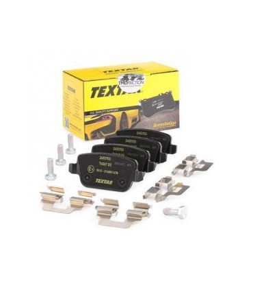 TEXTAR Kit pastiglie freno, con bulloni pinza freno, con accessori Numero articolo: 2453703