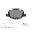EXTAR Kit pastiglie freno, Freno a disco  senza contatto segnalazione usura, con accessori Numero articolo: 2360102