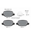 Kit pastiglie freno, freno a disco TEXTAR con  usura acustica, con accessori N. articolo: 2565101 Produttore: TEXTAR
