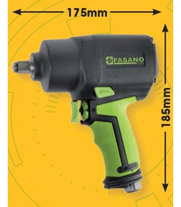 Fasano Tools FGA 309 - Avvitatore ad aria con attacco quadro da 1/2'