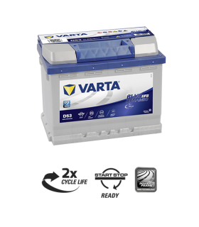 Batteria auto VARTA BLUE EFB D53 60AH 640A N60 cod. 560500064 Start-Stop Battery
