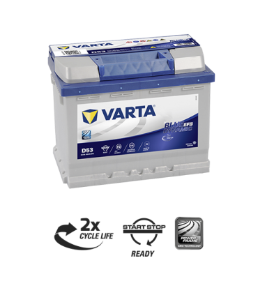 Batteria auto VARTA BLUE EFB D53 60AH 640A N60 cod. 560500064 Start-Stop Battery