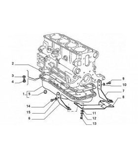 7646240 - Coppa Olio FIAT Croma IE 1990/1996 LANCIA Thema 1988/1994