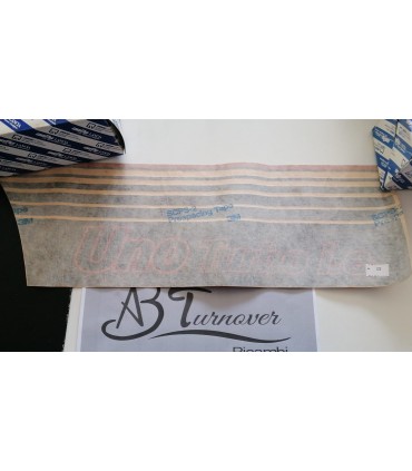 7603497 ADESIVO FIANCATA POSTERIORE FIAT UNO TURBO I.E 85-89 ORIGINALE