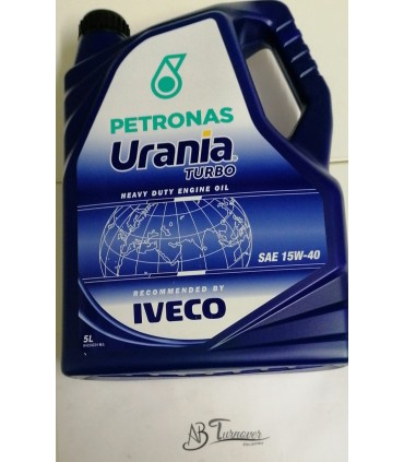 OLIO MOTORE PETRONAS URANIA TURBO SAE 15W40 DA 5 LITRI