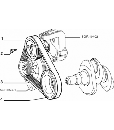 Puleggia Distribuzione Fiat Ducato Tipo Diesel 90-94 Originale Fiat 7618112