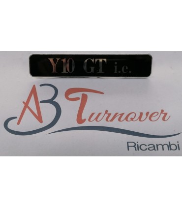 LOGO FREGIO SIGLA MODELLO AUTOBIANCHI " Y10 GT I.E. "