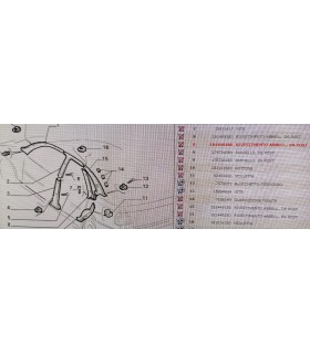 Fiat Tempra Rivestimento Interno Montante Posteriore Sinistro 181449480