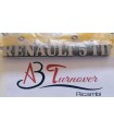 RENAULT 5 TD LOGO SIGLA ORIGINALE RENAULT EMBLEMA FREGIO STEMMA SCRITTA TARGHETTA