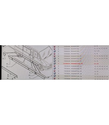 Ducato Da 2001 2006 Passo Corto Modonatura Laterale Posteriore Sinistra 735306251