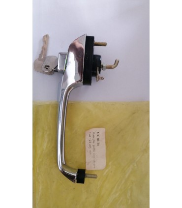 MANIGLIA ESTERNA FIAT 124 CON CHIAVE