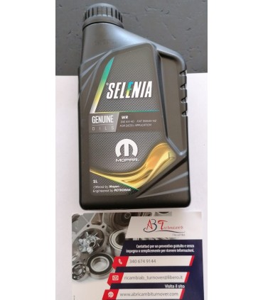 Selenia 1092 Lubrificante Sintetico per Motore WR Diesel 5W40 - LT 1