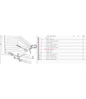 182377280 POMELLO FIAT CINQUECENTO E DUCATO ORIGINALE