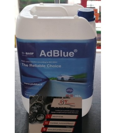 AD BLUE Additivo Urea per motori Diesel Euro 4 5 6 SCR riduzione emissioni 10 Lt