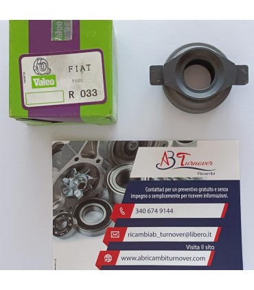 CUSCINETTO FRIZIONE FIAT 500 MARCA VALEO CODICE R 033 EQUIVALENTE FIAT 4333358
