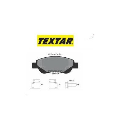 PATTINI FrenO CITROEN C1-PEUGEOT 107-TOYOTA AYGO con accessori Numero articolo: 2395901