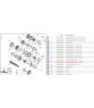 9567437888 SINCRONIZZATORE 3°4° CAMBIO  FIAT DOBLO',DUCATO,SCUDO E LANCIA PHEDRA ORIGINALE