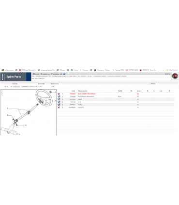 7705030	 ALBERO STERZO MECCANICO TIPO-TEMPRA
