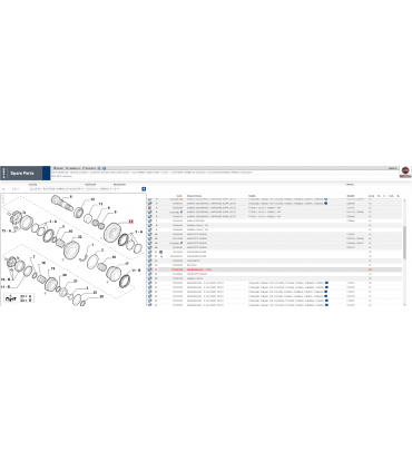 55244550 INGRANAGGIO 1° VELOCITA' DUCATO