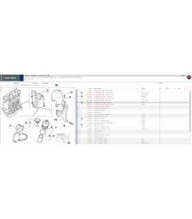 SCAMBIATORE DI CALORE ORIGINALE FIAT 55238294 PER MOTORI 1.3 D MTJ