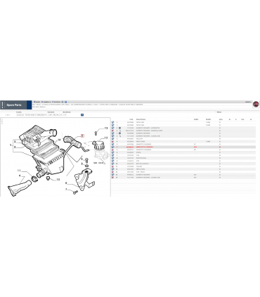 MANICOTTO ASPIRAZIONE FILTRO FIAT PALIO 1200 ORIGINALE FIAT 46754475