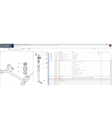 51860321 TAMPONE AMMORTIZZATORE POSTERIORE  GRANDE PUNTO