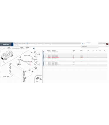 52068656 MANICOTTO FLESSIBILE INFERIORE RADIATORE 500X CON CAMBIO AUTOMATICO