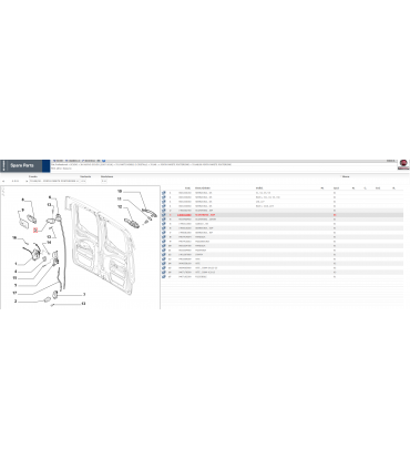 1400302880	SCONTRINO SERRATURA PORTA POSTERIORE SUPERIORE SCUDO