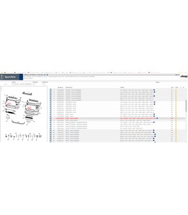 JEEP K5SY62TZZAB TAPPO COPRIGANCIO TRAINO ANTERIORE JEEP-COMPASS