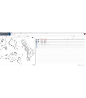 55268550 COPERCHIO DISTRIBUZIONE SUPERIORE ORIGINALE ALFA MITO-FIAT 500-GRANDE PUNTO