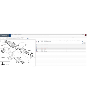 Cuscinetto Ruota Anteriore FIAT BRAVA-BRAVO-MAREA-PUNTO FIAT 46773659