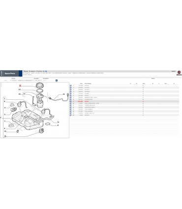 GHIERA Pompa carburante OE - NUMERO 46523405