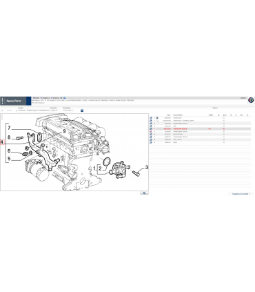 60623106 TUBAZIONE ACQUA ALFA 145-146-156