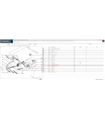 Motorino Elettrico Tergi faro SX Originale 7566371 x Fiat Tipo 16 V Sport