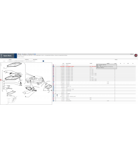 716524060 PLAFONIERA INTERNA FIAT PUNTO 93/99
