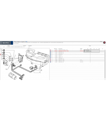 46415627 CENTRALINA ELETTRONICA ARIA CONDIZIONATA TEMPRA