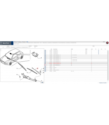Braccio Tergi Destro Passeggero FIAT STILO Nuovo Originale 46814354