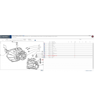 Interruttore Retromarcia Fiat Coupe' Croma Turbo Thema Turbo   Nuovo Originale 46421540