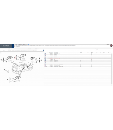 719291614 INTERRUTTORE ALZA VETRO SINISTRO FIAT PALIO STRADA