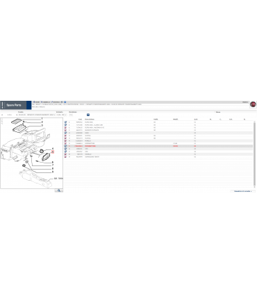 INTERRUTTORE ARIA CONDIZIONATA COD. 719630614 FIAT BRAVO - BRAVA NUOVO ORIGINALE