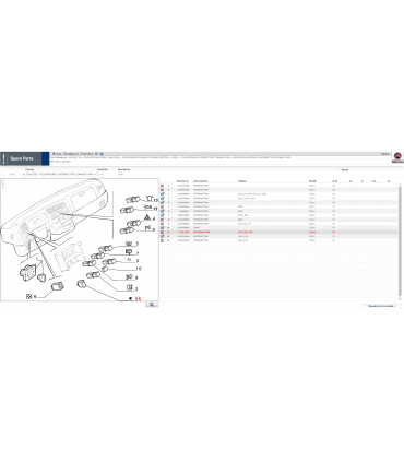 71712725 Interruttore Ventolo raffreddamento FIAT Ducato 1994-2002