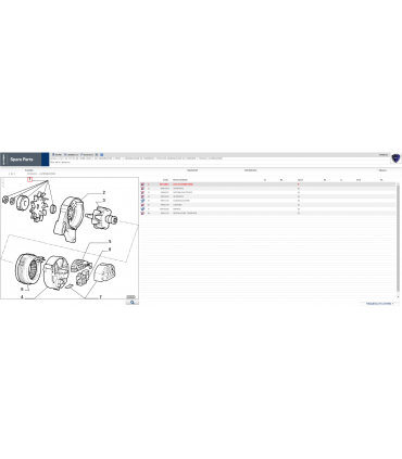 9941803	 KIT ALTERNATORE FIAT UNO R89-Y10 FL89