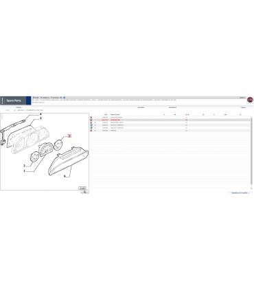 INDICATORE TEMPERATURA FIAT UNO R.89 COD. 9943414 NUOVO ORIGINALE